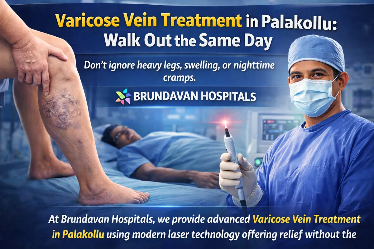 Varicose vein treatment at Brundavan Hospital